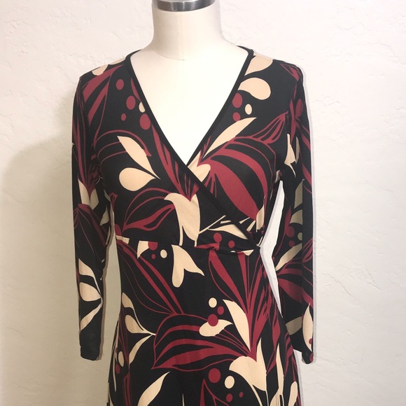 Wrap Dress Pattern Polyester - Picture 2 of 7